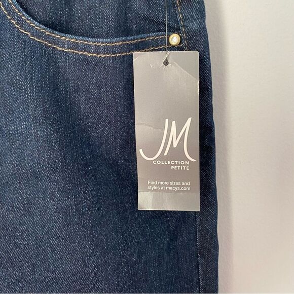 JM Collection Petite Women’s Capri Denim Pants size 6P - Picture 2 of 4